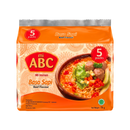 ABC Soup Beef Flavour 5in1 Instant noodles | (5x70g)