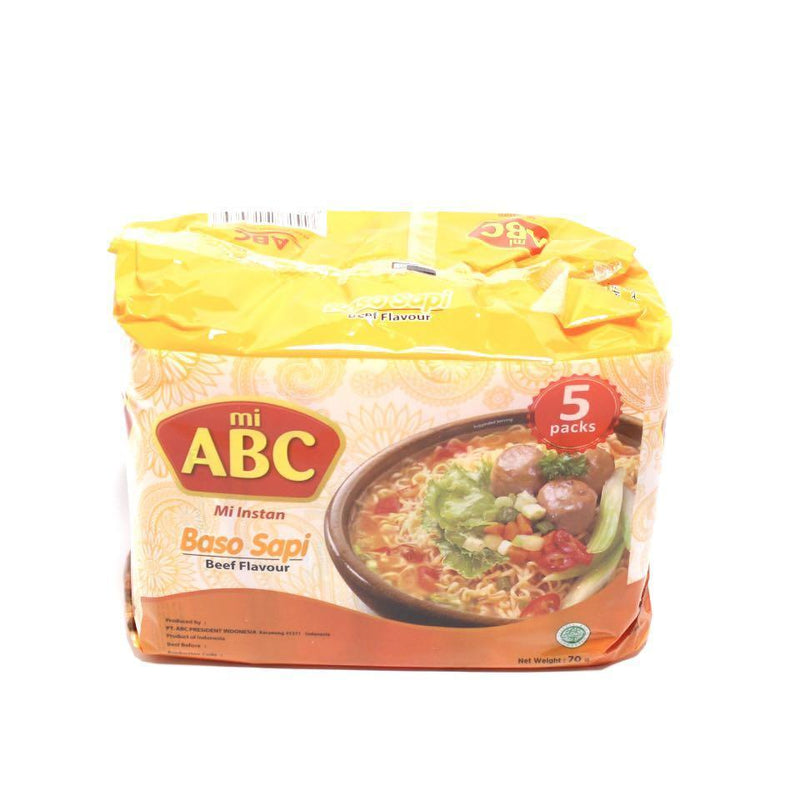 ABC Soup Beef Flavour 5in1 Instant noodles | (5x70g)