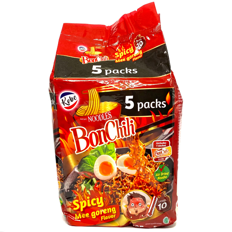 Kobe bonchili Instant Noodle Lvl 10 | 5x105g 🌶️🌶️🌶️🌶️🌶️🌶️🌶️