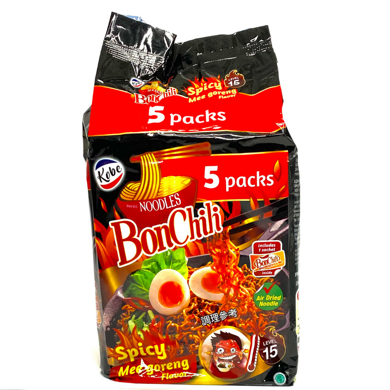 Kobe bonchili Instant Noodle Lvl 15 banded | 105g 🌶️🌶️🌶️🌶️🌶️🌶️🌶️